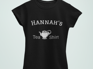 Shirt with tea design