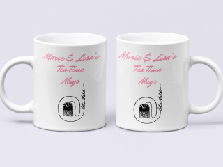 Mug with tea design
