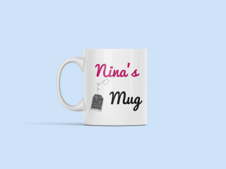 Mug with tea design