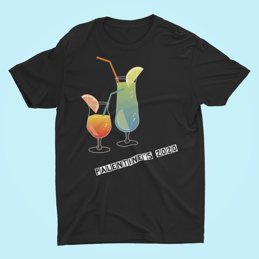 Customized T-Shirt with cocktail design