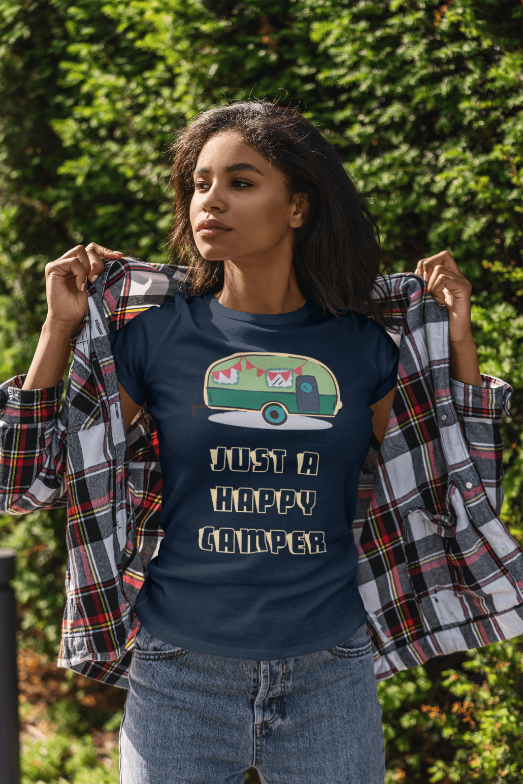 Women’s T-shirt with camper van