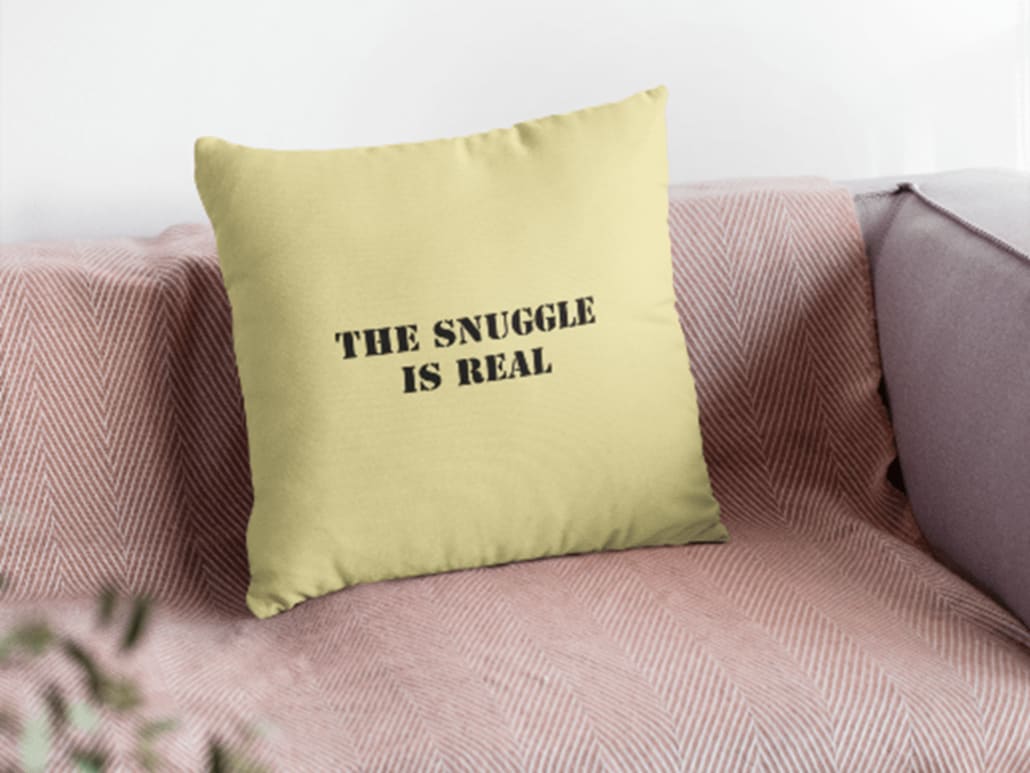 yellow pillow