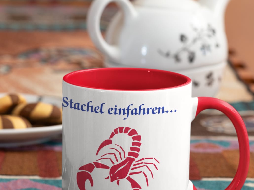 #selbstgestaltete_Astrologie_Tasse_Skorpion