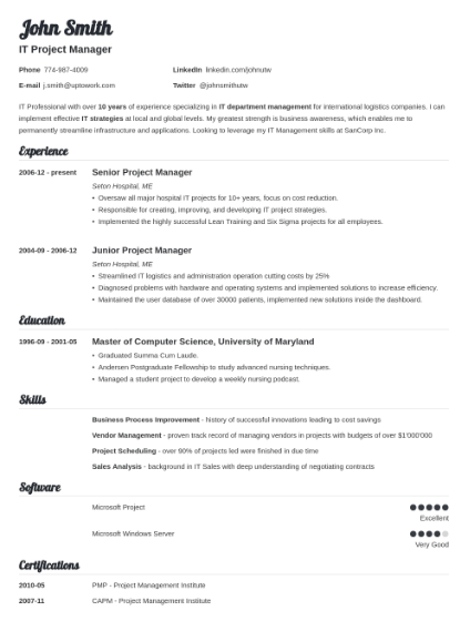 How To Create A Stand Out Tech Resume Springboard Blog