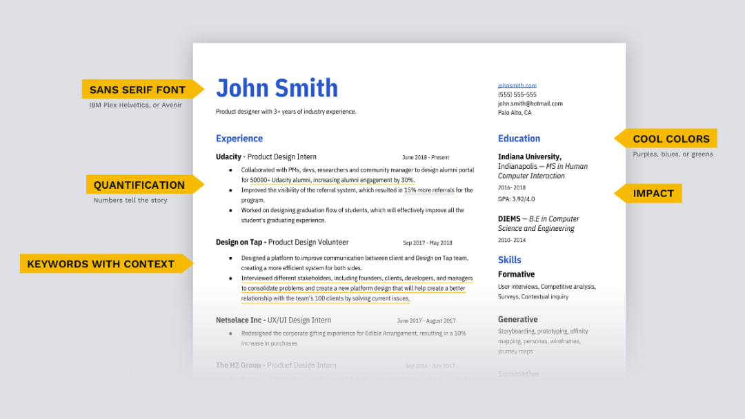 2 Ways To Improve Your Ui Ux Design Resume Springboard Blog 2 Ways To Improve Your Ui Ux Design Resume Springboard Blog