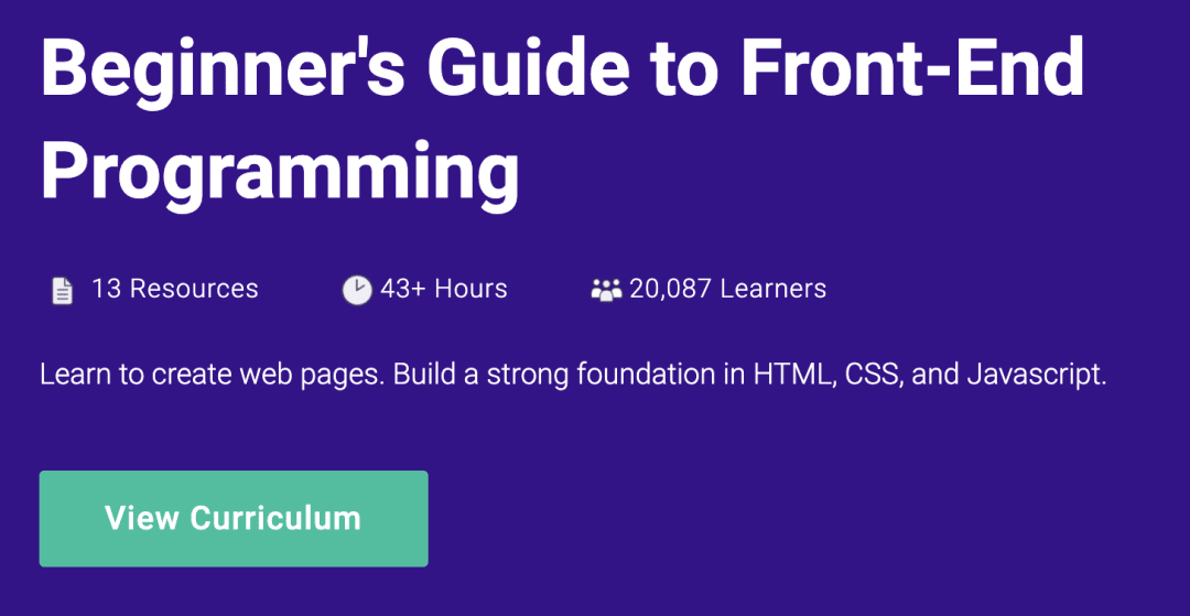 Free online coding classes: Beginner’s Guide To Front-End Programming