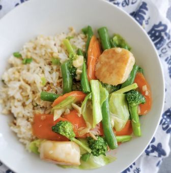 VEGETABLE CHOPSUEY RICE