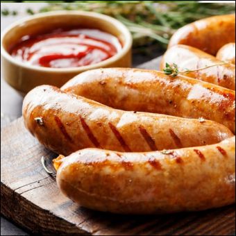 GRILLED PORK SAUSAGES