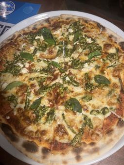 Pesto Chicken Pizza