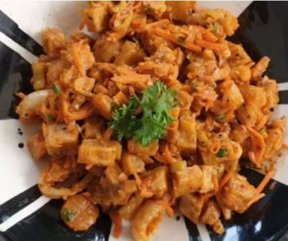 Pol Roti Seafood Kottu