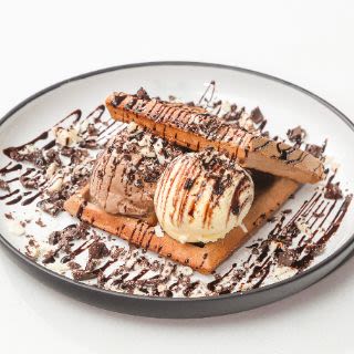 Double Chocolate Waffles 