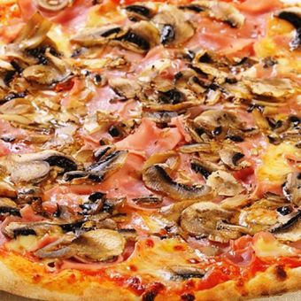 Ham & Mushroom Pizza