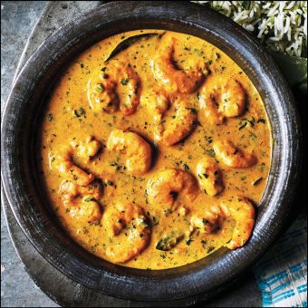 PRAWNS RED CURRY