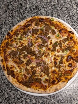 Spicy Beef Pizza