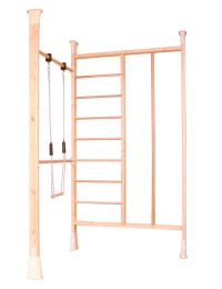 KletterDschungel Holz Turnwandset - Indoor Sportgerät