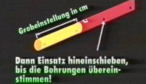 KletterDschungel Bohrung wählen