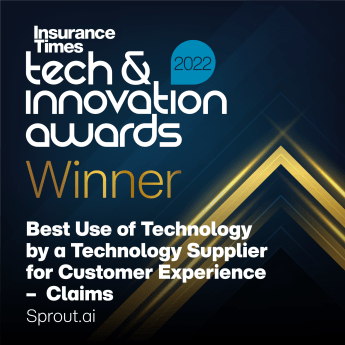 Insurance Times Best Use of Technology by a Technology Supplier for Customer Experience - Claims 2022