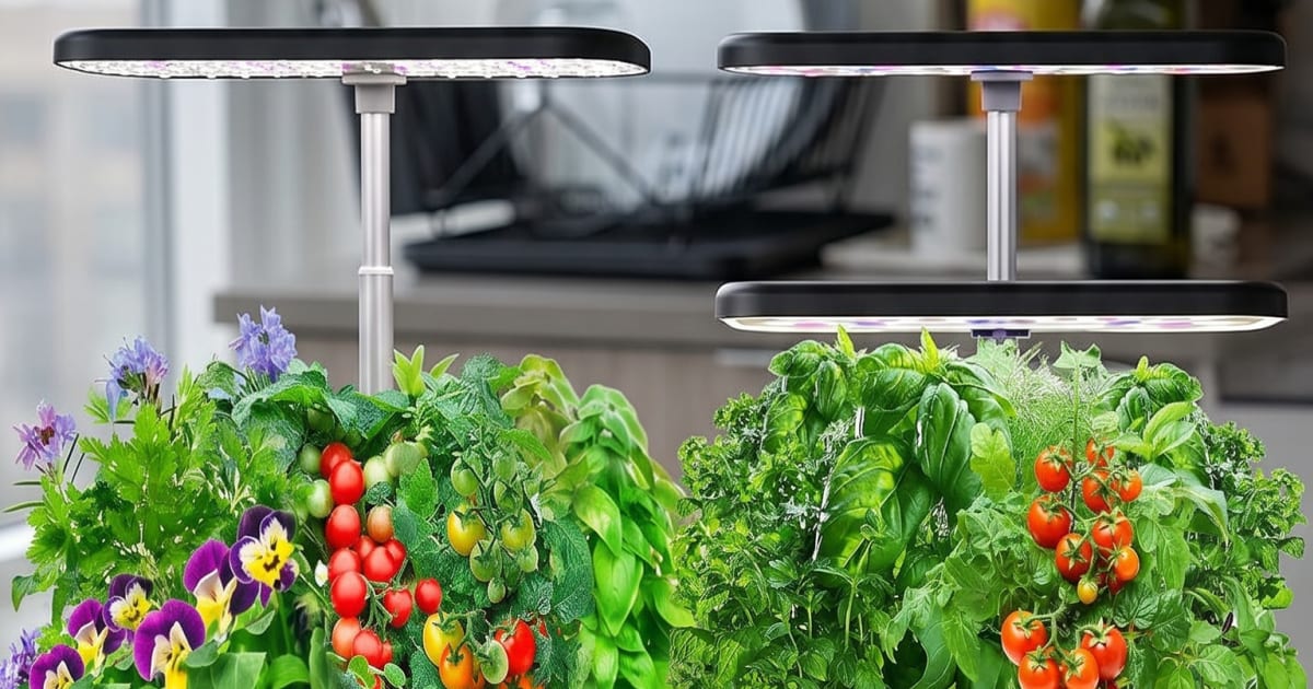 Three $40 - 50 Hydroponic Gardens Compared: Which to Buy