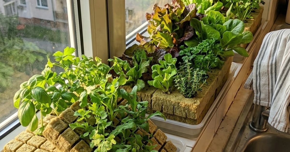 Rockwool vs Grow Sponges for Countertop Hydro: I Compared Every Option So You Don't Have To