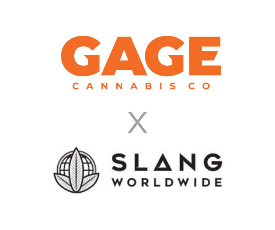 SLANG Worldwide and Gage Cannabis Co. Partner