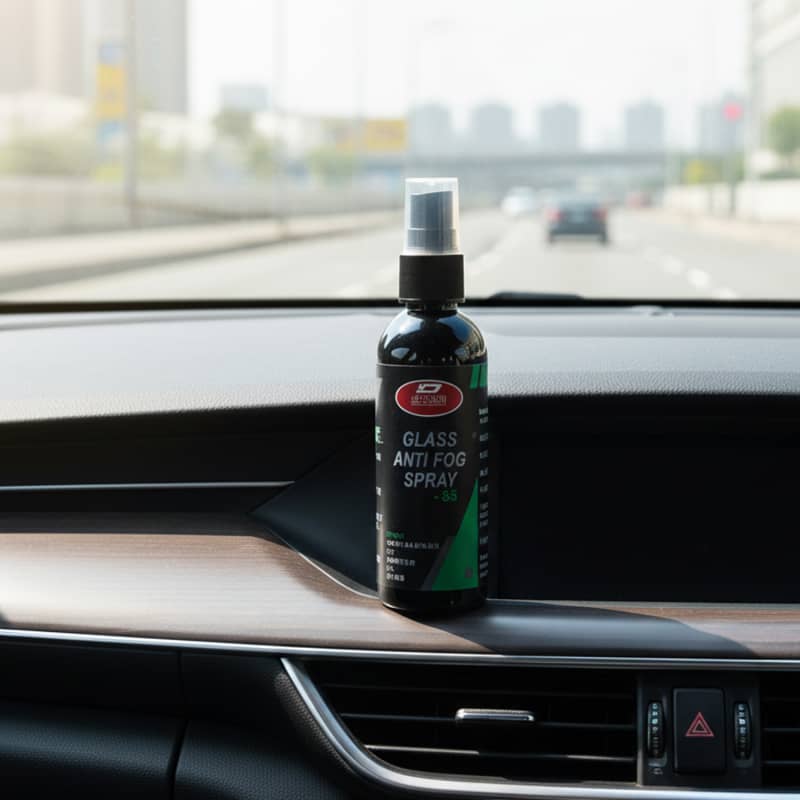 Hydrophobic Glass Anti-Fog Spray for Car Windshields & Mirrors (100ml) thumbnail 2