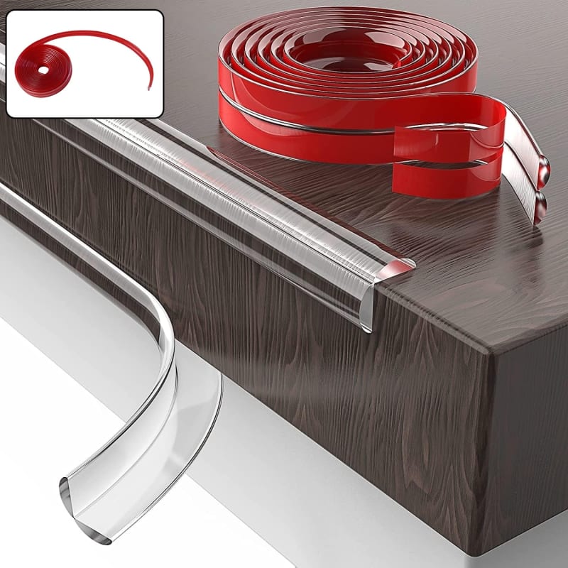 Soft Adhesive Edge Protector Strip 3 Meter Furniture Baby Safety Guard (1 Pc) thumbnail 2