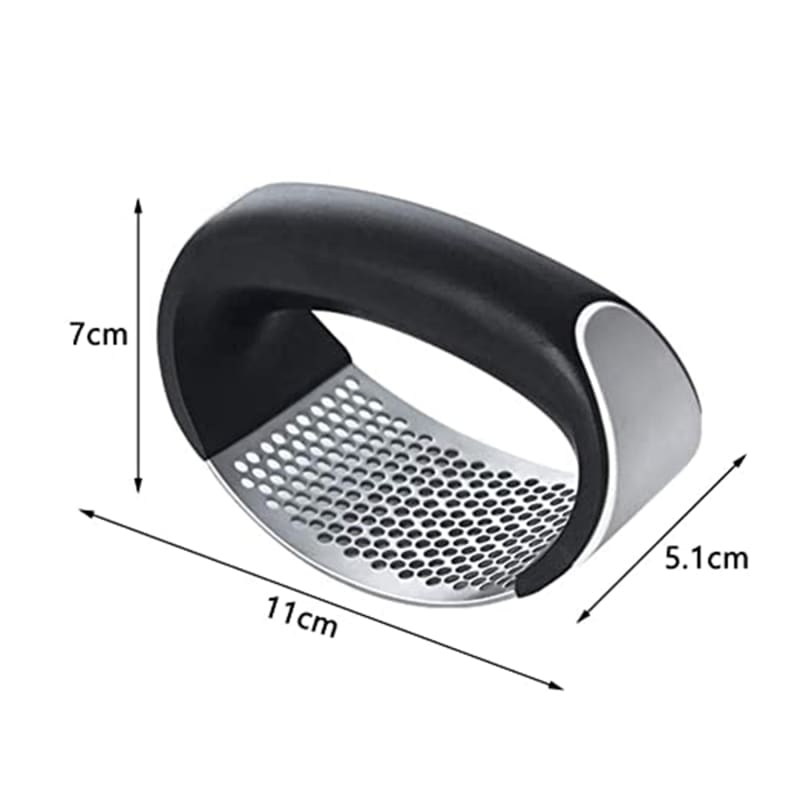 Ergonomic Stainless Steel Garlic Press & Ginger Crusher thumbnail 4