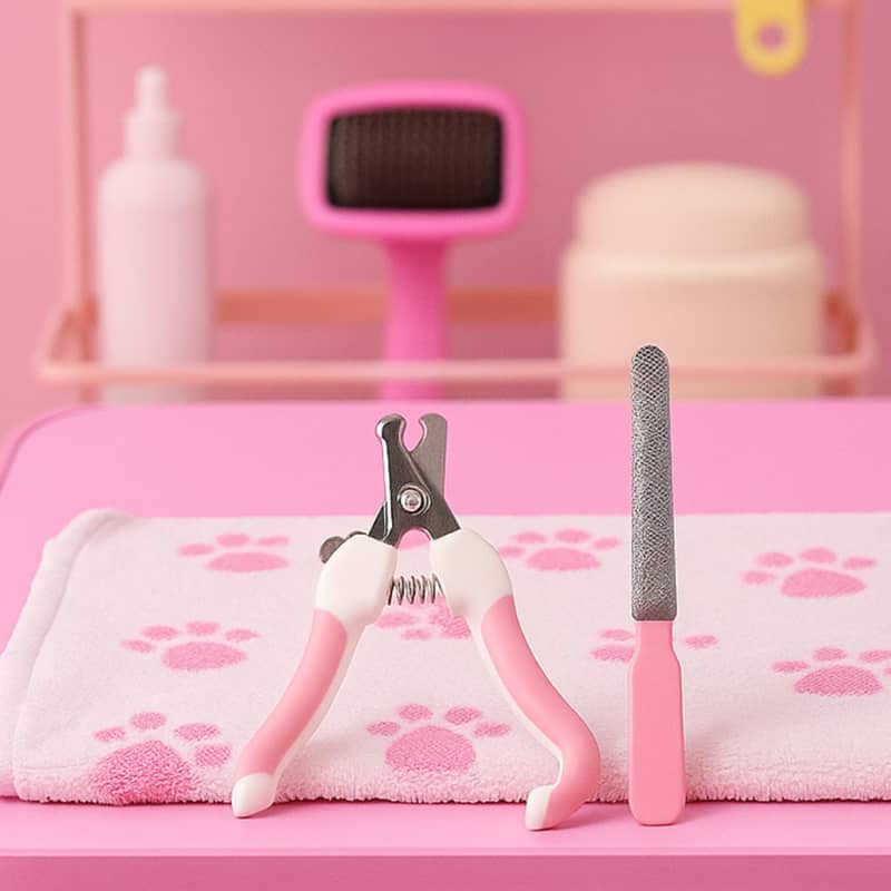 Pet Nail Clipper Set Safe Stainless Steel Grooming Kit thumbnail 6