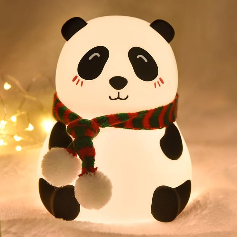 Panda 7-color Led Silicone Touch Lamp (1 Pc) thumbnail 3