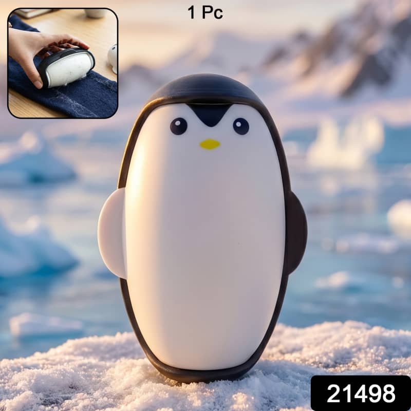 Cute Penguin Washable & Reusable Gel Lint Roller for Clothes & Pet Hair