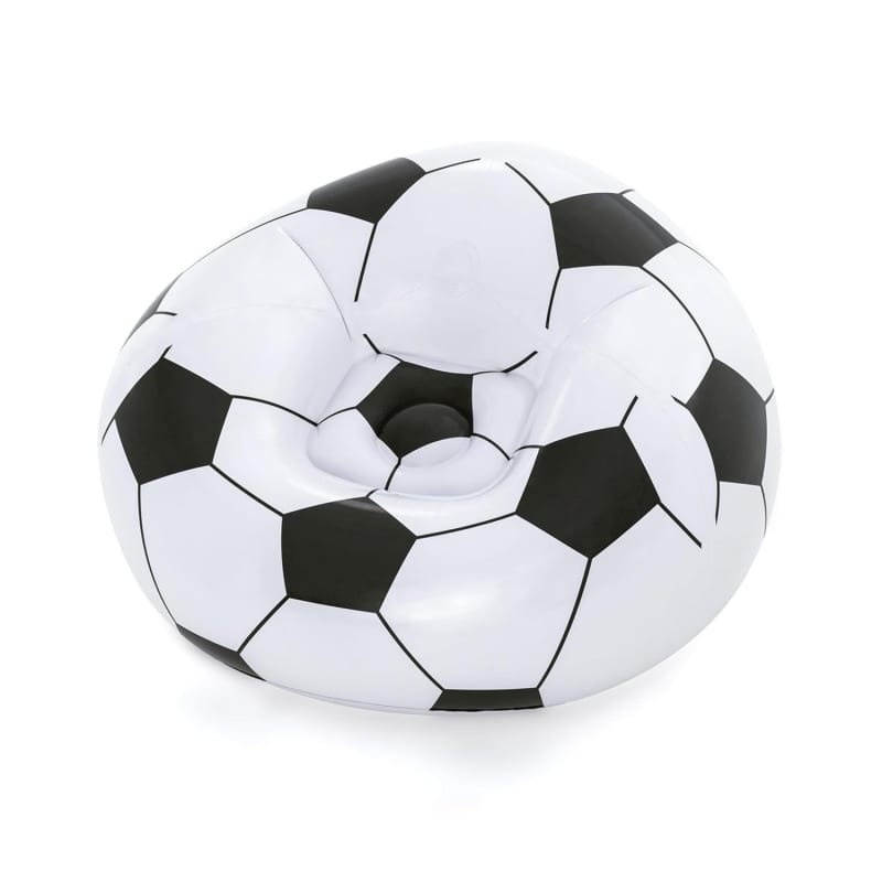 Inflatable Soccer Ball Lounge Sofa Chair (110x80cm with Pump) thumbnail 4