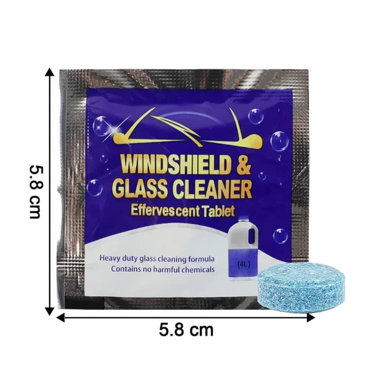 Effervescent Concentrated Car Windshield Cleaner Tablets (10-Pack) thumbnail 6