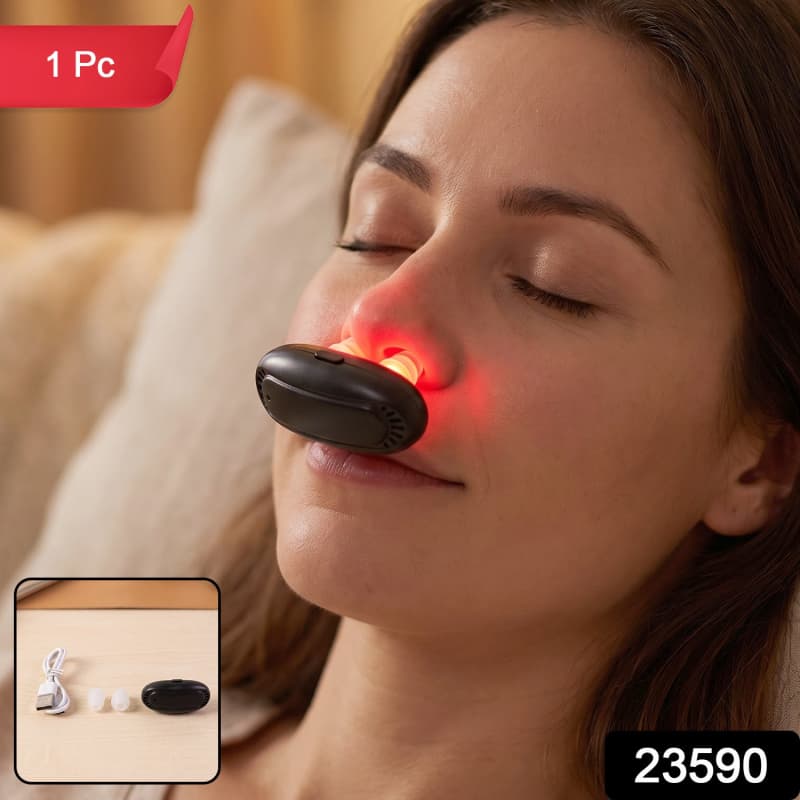 Rechargeable Dual-Diode Nasal Red Light Therapy Device for Rhinitis Care