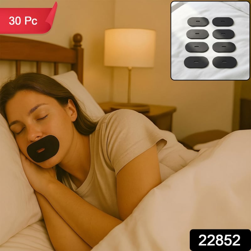 Hypoallergenic Closed Mouth Sleep Tape with Breathing Slot (30 Pcs)