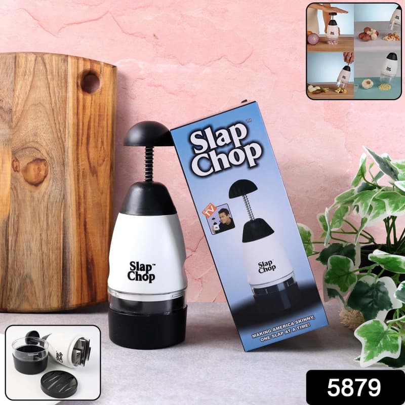 Hand Press Vegetable N Fruit Chopper 1Pc thumbnail 2