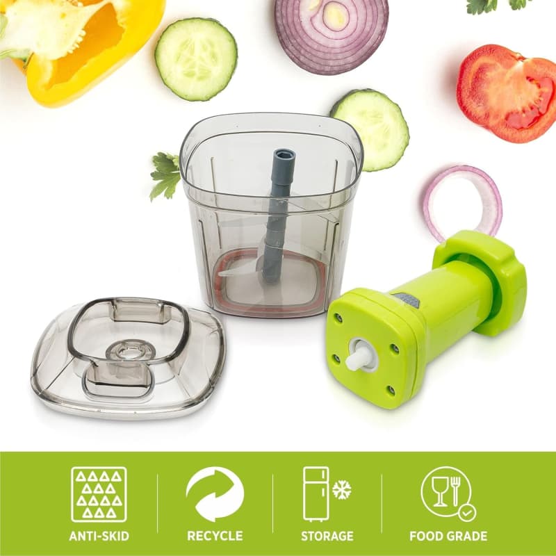 2In1 Manual Push Chopper 950Ml thumbnail 5