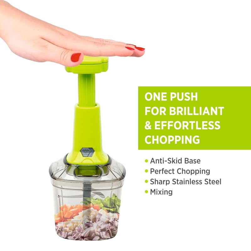 2In1 Manual Push Chopper 950Ml thumbnail 6