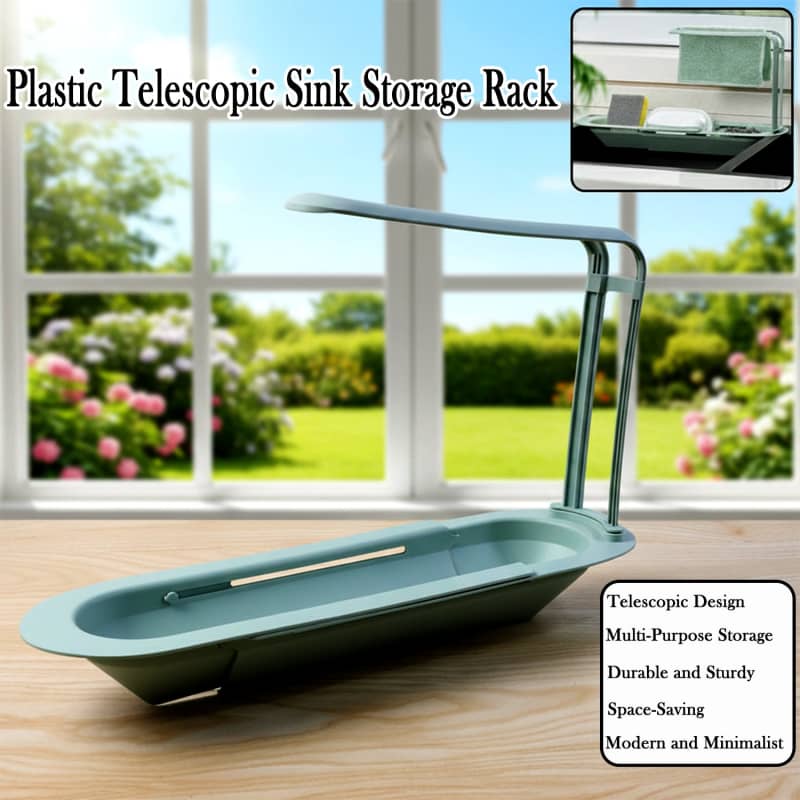 Telescopic Sink Storage Rack thumbnail 4