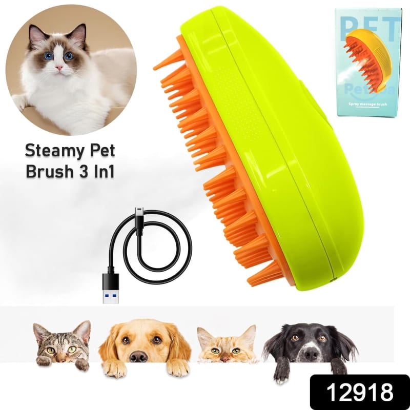 3In1 Steam Pet Brush thumbnail 4