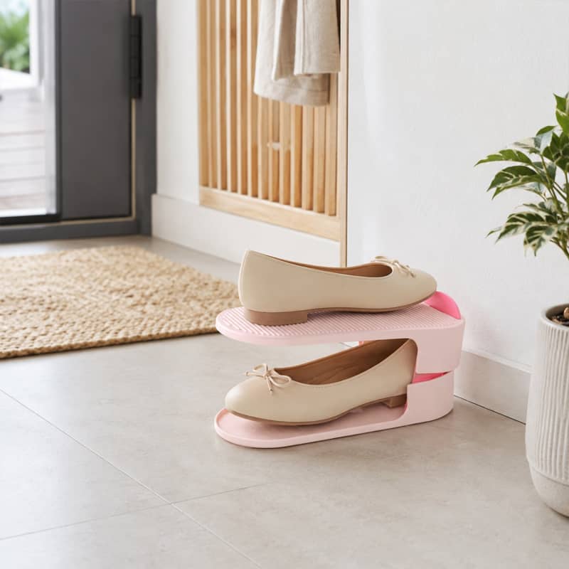 Portable Adj Shoe Storage Rack 1Pc
