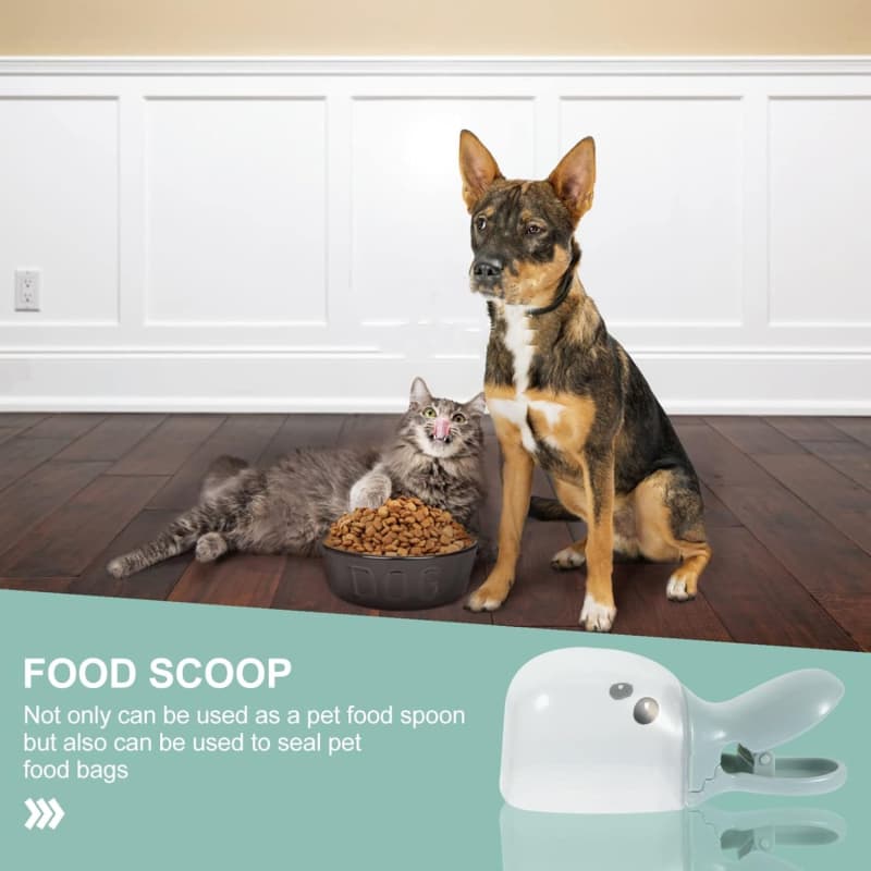 2In1 Pet Food Scoop With Bag Clip thumbnail 4
