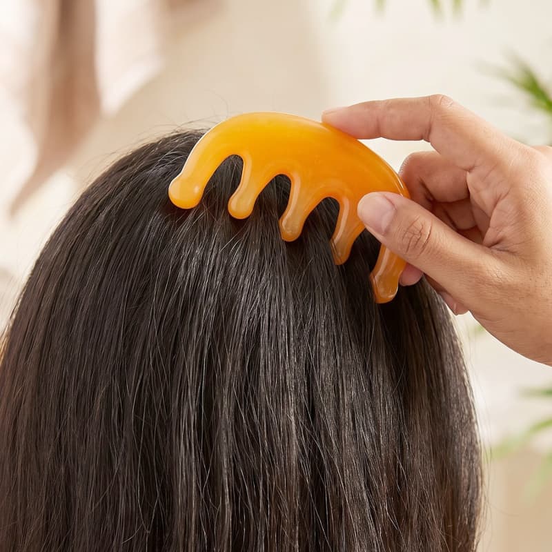 Scalp Relaxing Head Massager Comb 1Pc thumbnail 5