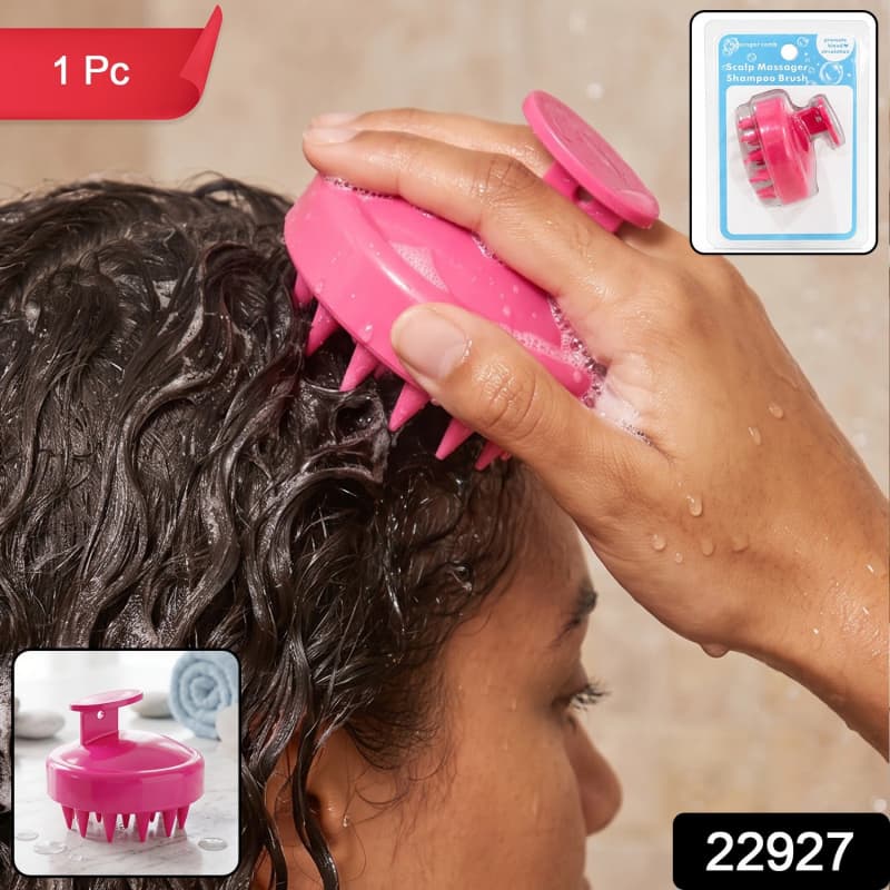 Silicone Scalp Massager Shampoo Brush thumbnail 2