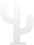 A white cactus icon on a grey background.