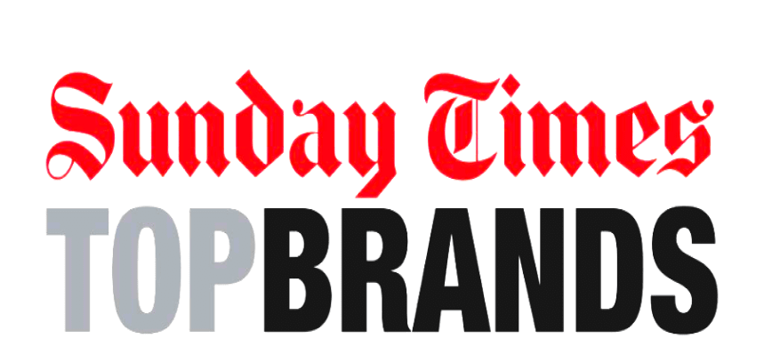 The Sunday Times Top Brands 2019 logo on a white background.