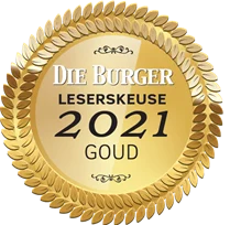 The Die Burger 'Jou Keuse' 2021 Awards gold logo