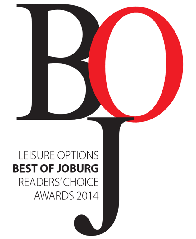 The Best of Joburg Readers' Choice Awards 2014 logo on a white background.