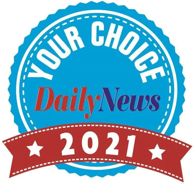 The Daily News Your Choice Awards 2021 logo on a white background.