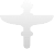A white eagle icon on a blue circle.