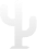 A white cactus icon on a grey background.